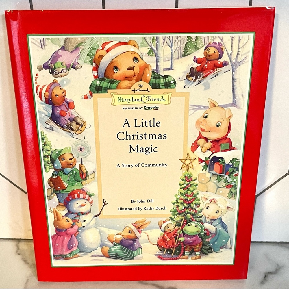 Vintage 1998 Hallmark Storybook Friends “A Little Christmas Magic”